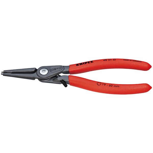 KNIPEX クニペックス 4831-J2 穴用 委しい スナップリングプライヤー 直 物の具 物の具 DIY やり方物の具 御先棒 ペンチ