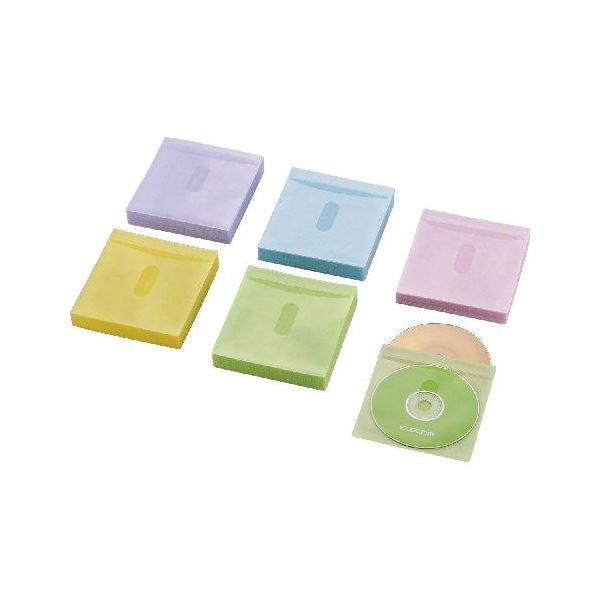 (まとめ)エレコム Blu-ray・CD・ヴィデオディスク対応不織布容れもの かた書き歌留多 CCD-NIWB240ASO【×5書き割り】