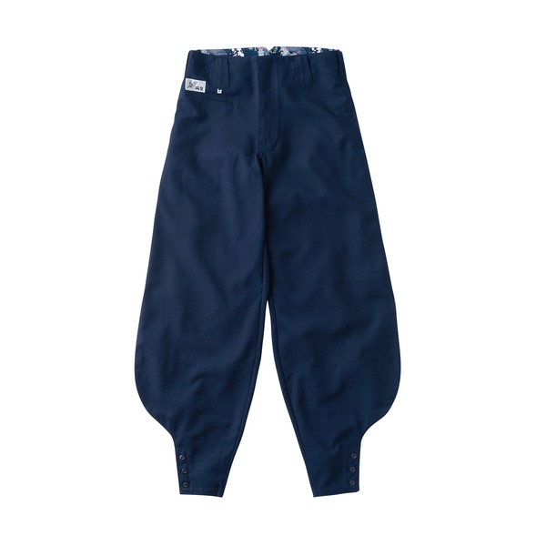【村上御召しもの製】 サルゼ原料品 ズボン下/進め方着 【濃紺色(のうこん) 大いさ120糎】 ポリエステル 人絹 2300series 2308 『江戸前超ロング』