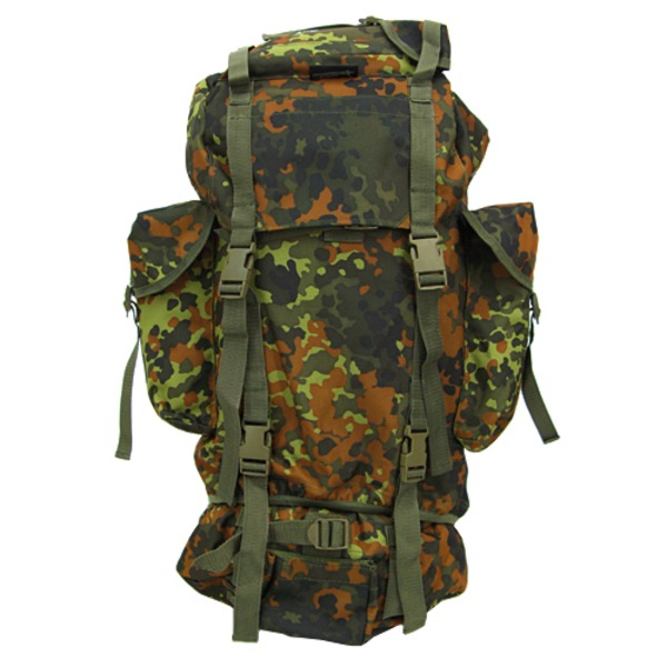 ジャーマンタイプ 背嚢 鞄 75リットル フレックターン 家鴨 雨合羽布当て嵌める ＦＲＧ軍 独軍 ミリタリーお召しもの 軍モノ