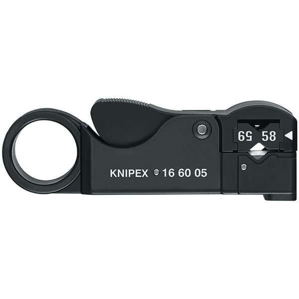 KNIPEX クニペックス 1660-05 同軸 ケーブルストリッパーRG58/59/62 SB 工具 ツール DIY 作業工具 道具 ストリッパー