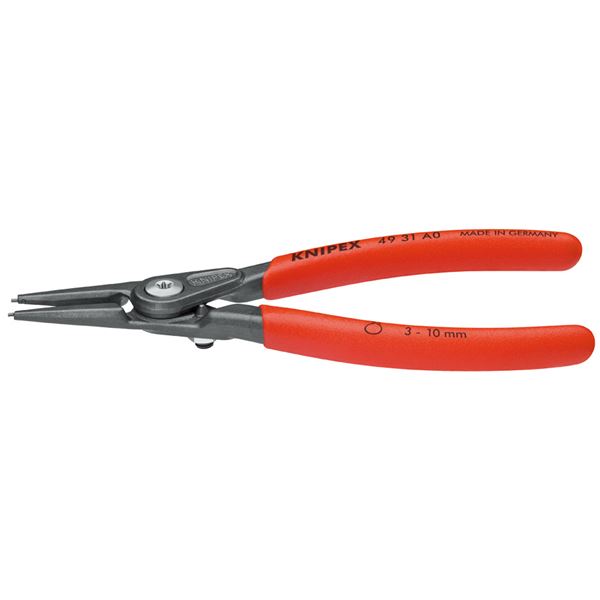 KNIPEX クニペックス 4931-A0 軸用 精密 スナップリングプライヤー 直 工具 ツール DIY 作業工具 道具 プライヤー
