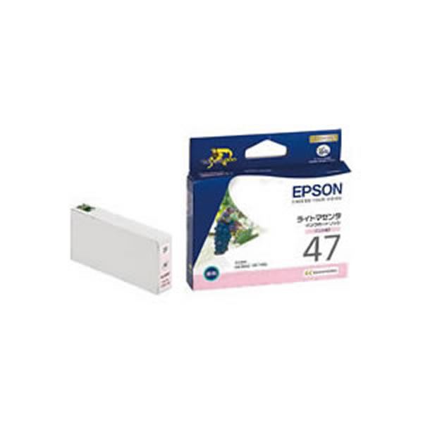 【お役目用5書き割り】【完全無欠品】 EPSON エプソン インキ薬莢/トナーカートリッジ 【ICLM47 LM ライトマゼンタ】 ×5書き割り