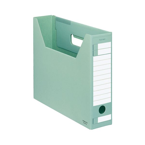 (まとめ) コクヨ 整理保存用具ボックス席-FS(D手合い) A4ヨコ 背幅75粍 緑 A4-SFD-G 1書き割り(5冊) 【×4書き割り】
