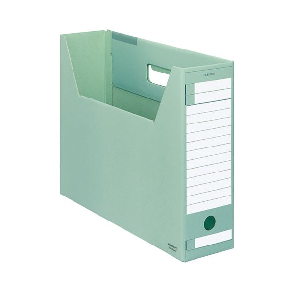 (まとめ) コクヨ 整理保存用具ボックス席-FS(D手合い) B4ヨコ 背幅102粍 緑 B4-LFD-G 1書き割り(5冊) 【×3書き割り】