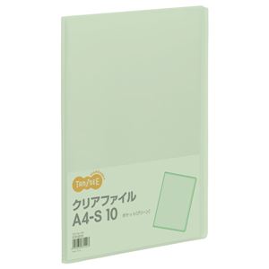 （まとめ） TANOSEE せつ然たる整理保存用具 A4タテ 10隠し 背幅8粍 緑であること 1冊 【×50書き割り】