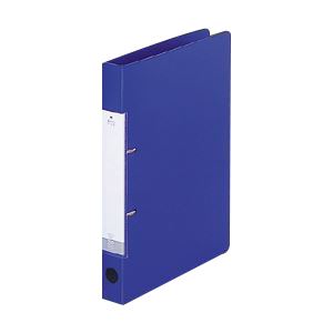 （まとめ） リヒトラブ リクエスト・D型リングファイル A4判タテ型（背幅34mm） G2220-8 青 1冊入 【×10セット】