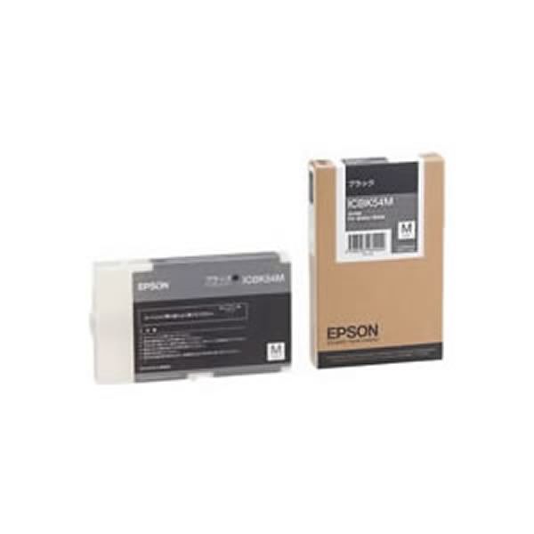 (業務用3セット) 【純正品】 EPSON エプソン インクカートリッジ/トナーカートリッジ 【ICBK54M BK ブラック】