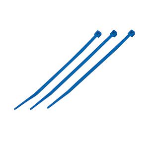 （まとめ）結束バンド ケーブルタイ（カラー） 【長さ250mm/100本入×10セット】 ブルー(青) マーベル MCT-250BE