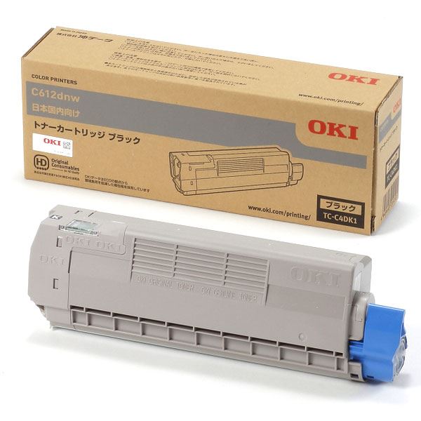 （まとめ） 【完全無欠品】 OKI TC-C4DK1 トナーカートリッジ 黒いこと 【×3仕掛ける】