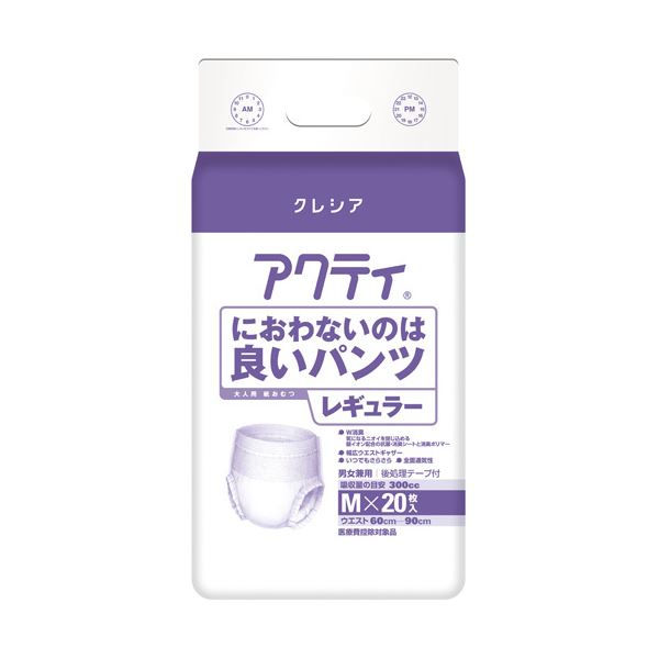 日本製紙クレシア におわないのは好いたらしいズボン下レギュラーM20 4P