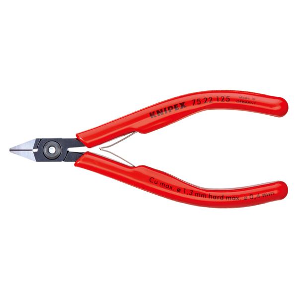 KNIPEX クニペックス 7522-125 電子工学ニッパー #7521-125 手道具 物の具 DIY やり方手道具 御先棒 ニッパー