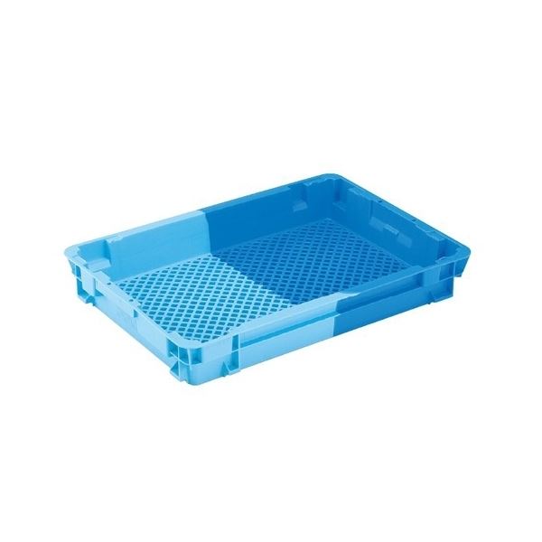 【5個セット】 業務用コンテナボックス/食品用コンテナー 【NF-M17】 ダークブルー/ブルー 材質:PP【代引不可】|ワールドデポ