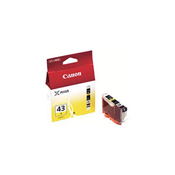 (お役目用5書き割り) 【完全無欠品】 Canon 加農砲 インキ薬莢/トナーカートリッジ 【6379B001 BCI-43Y 黄色】