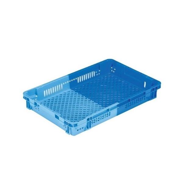 【5個セット】 業務用コンテナボックス/食品用コンテナー 【NF-M18】 ダークブルー/ブルー 材質:PP【代引不可】