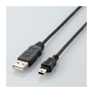 (まとめ)エレコム エコUSB有線テレビ(A-miniB・5m) USB-ECOM550【×5仕掛ける】