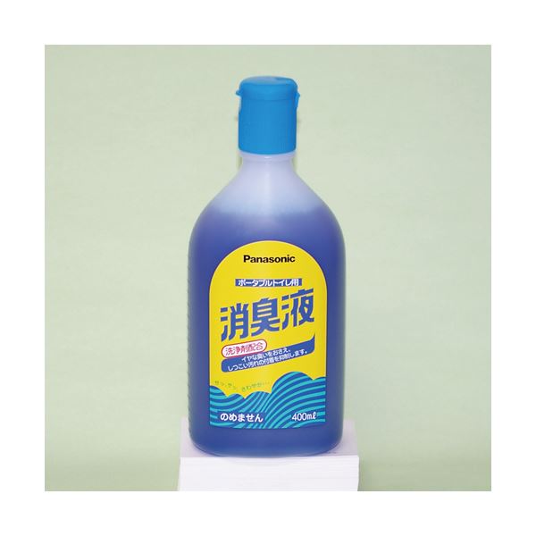 （まとめ） パナソニックエイジフリー 携帯型室内用便器用消臭液 400ml 青碧【×20書き割り】