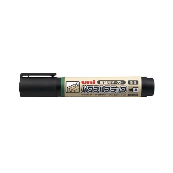 （まとめ） 三菱鉛筆 荷造り用マーカーパワフルブラック PTNMK24 1本 【×30書き割り】
