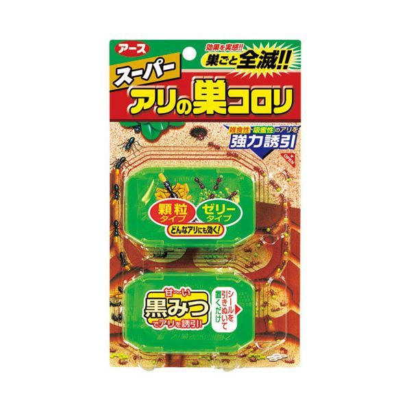 （まとめ） アース製薬 百貨店蟻の巣コロリ 1風呂敷き包み（2個入）【×10仕掛ける】