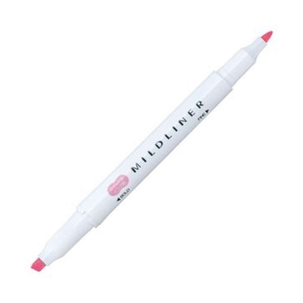 （まとめ）ゼブラ 伝達ルート目じるし マイルドライナーマイルドピンク WKT7-MP 1書き割り（10本）【×20書き割り】