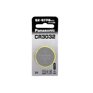 (まとめ) パナソニック コイン形リチウム電池CR3032 1個 【×30セット】