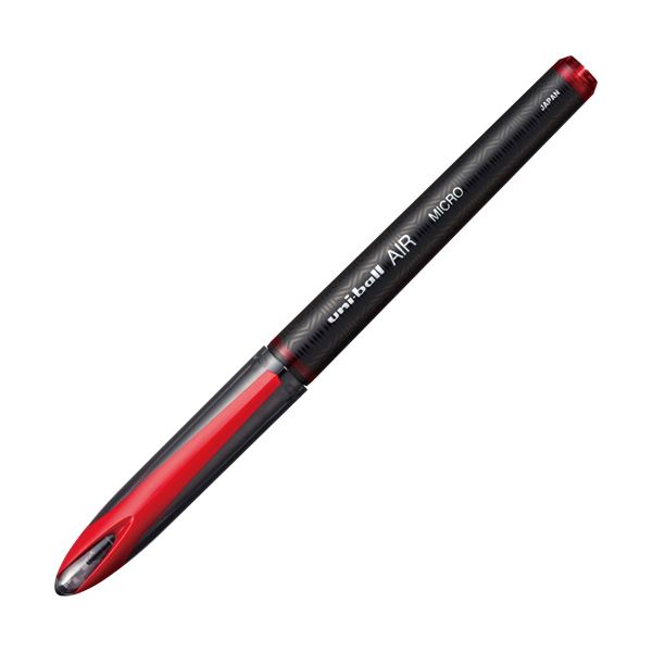 (まとめ) 三菱鉛筆 水性ボールペン ユニボールエア0.5mm 赤 UBA20105.15 1本 【&times;50セット】｜ワールドデポ