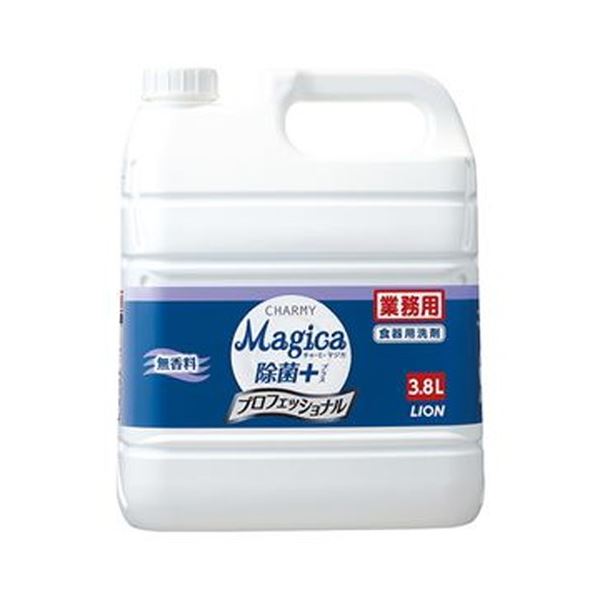 （まとめ）百獣の王 CHARMY Magica除菌足し加える 職業的 無芳ばしさ 御役目用 3.8L 1本【×5仕掛ける】