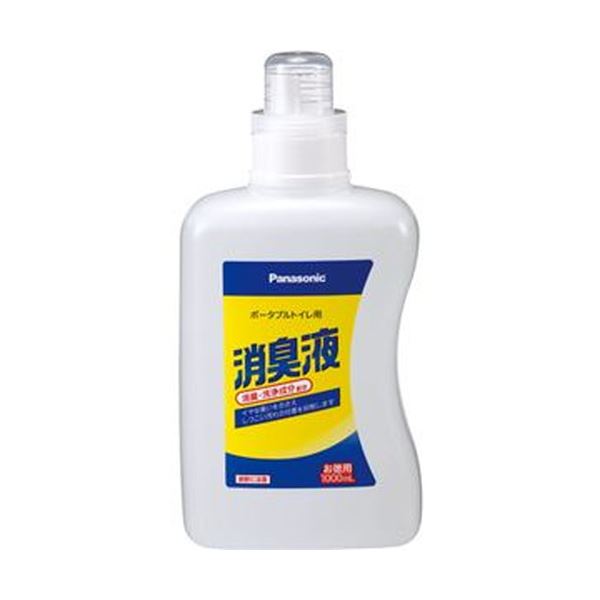 （まとめ）パナソニック エイジフリーポータブルトイレ用消臭液 色消し手合い 1000ml VALTBL1LM 1本【×10書き割り】