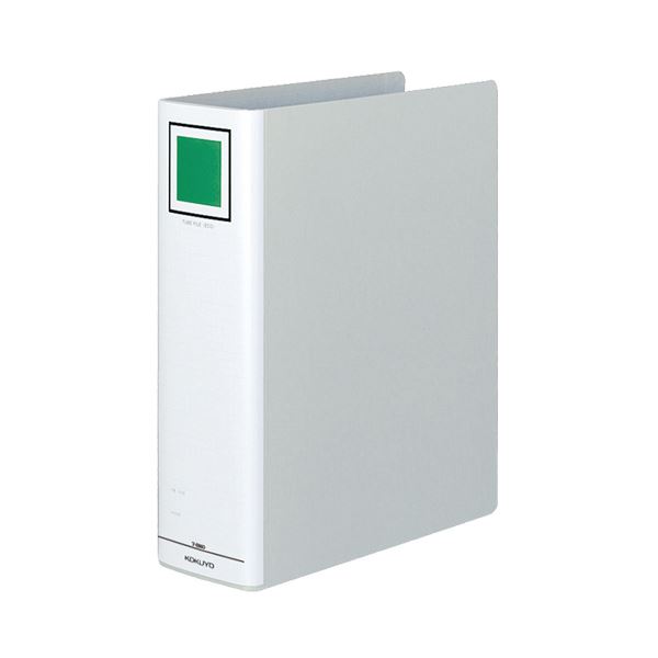(まとめ) コクヨ 熱電子管整理保存用具(エコ) 片くい違い A4タテ 800枚封じ込める 背幅95粍 しろがね色 フ-E680C 1冊  【×10書き割り】