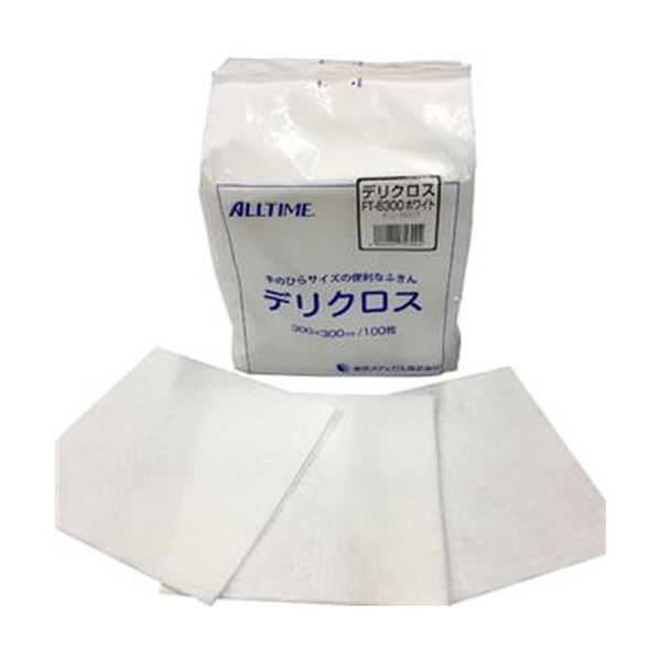 （まとめ）日本の首都医学的 デリクロス 30×30珊 白いこと FT-6300 1容器に並べる（100枚）【×20書き割り】