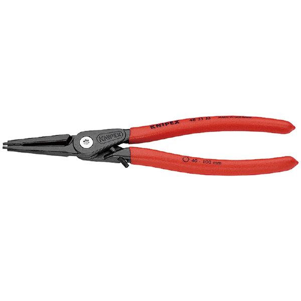 KNIPEX クニペックス 4831-J3 穴用 委しい スナップリングプライヤー 直 物の具 物の具 DIY やり方物の具 御先棒 ペンチ