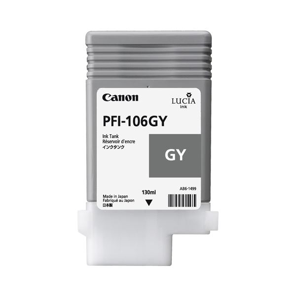 (まとめ) キヤノン Canon インキ貯蔵タンク PFI-106 えの具薄墨色 130ml 6630B001 1個  【×10書き割り】