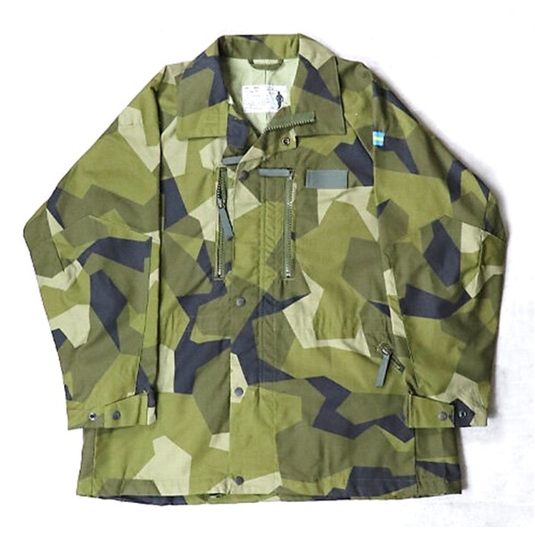 スウェーデン軍 ACTIVE LIFE社製 UF90 グリーンカモ ジャケット デッドストック 未使用 200-95サイズ ミリタリーウェア 軍モノ