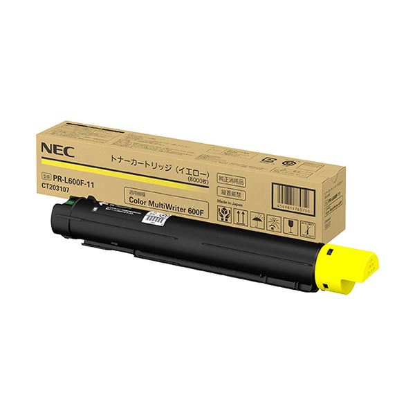 NEC トナーカートリッジ 黄色PR-L600F-11 1個