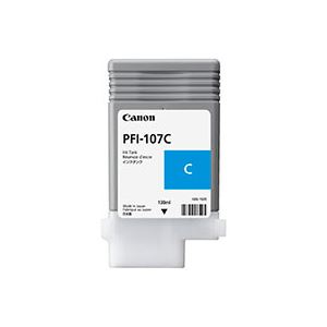 キヤノン インキ貯蔵タンク PFI-107染め料シアン 130ml 6706B001 1個