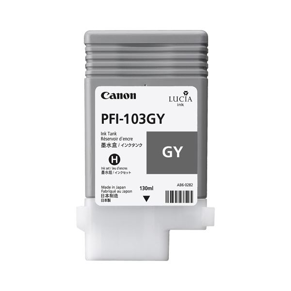 (まとめ) キヤノン Canon インキ貯蔵タンク PFI-103 えの具薄墨色 130ml 2213B001 1個  【×10書き割り】