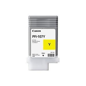 キヤノン インキ貯蔵タンク PFI-107染め料黄色 130ml 6708B001 1個