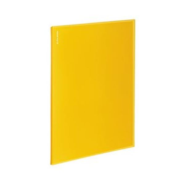 （まとめ）コクヨ 隠し整理保存用具α（ノビータα）固着させる式 A4タテ 6隠し 背幅3粍 黄 ラ-NF6Y 1書き割り（10冊）【×10書き割り】
