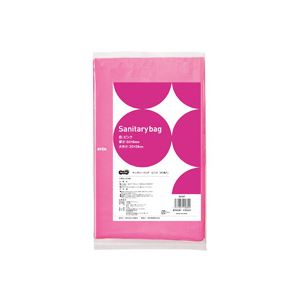 （まとめ）TANOSEE サニタリーバッグ ピンク 1パック（50枚）【×20セット】 4,570円