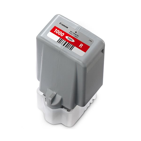キヤノン インキ貯蔵タンクPFI-1000R 赤いこと 80ml 0554C004 1個