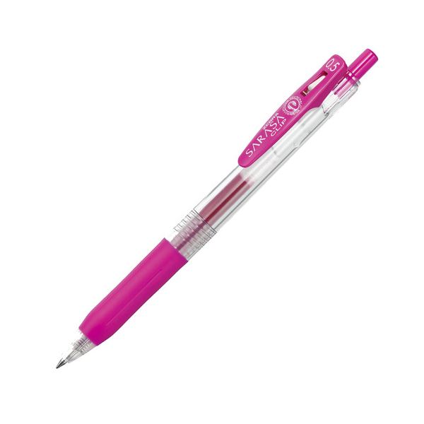 (まとめ) ゼブラ ゲルインクボールペン サラサゼムクリップ 0.5粍 マゼンタ JJ15-MZ 1本  【×100書き割り】