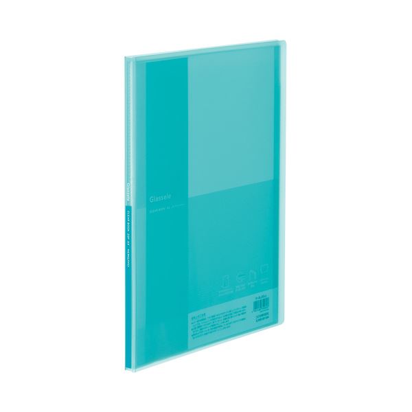 （まとめ）コクヨ せつ然たる読みもの（Glassele） 固着させる式 A4タテ 20隠し ともし火青碧 ラ-GL20LB 1冊 【×50書き割り】