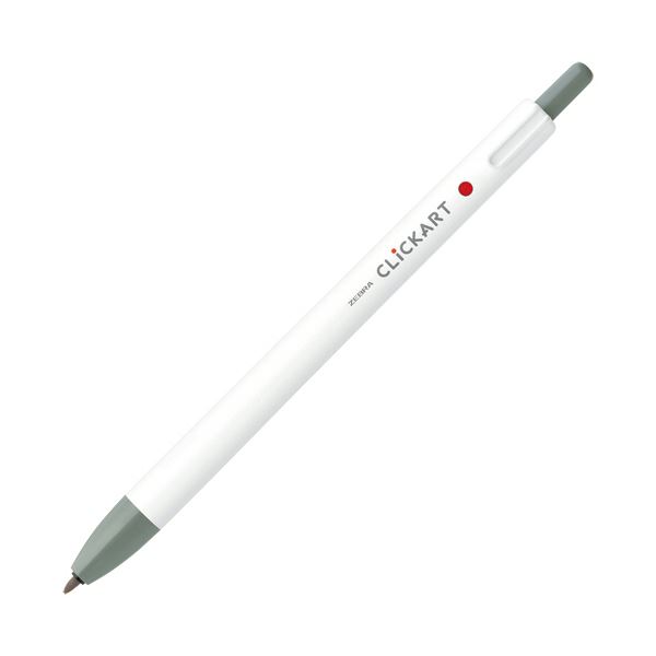 （まとめ）ゼブラ 殴りつける式水溶性色合い書きもの クリッカート 薄墨色 WYSS22-GR 1本 【×100書き割り】