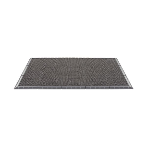 (まとめ)山崎産業 エバック サンステップマット 450×750mm グレー F-131-3-GR 1枚 【×3セット】|ワールドデポ