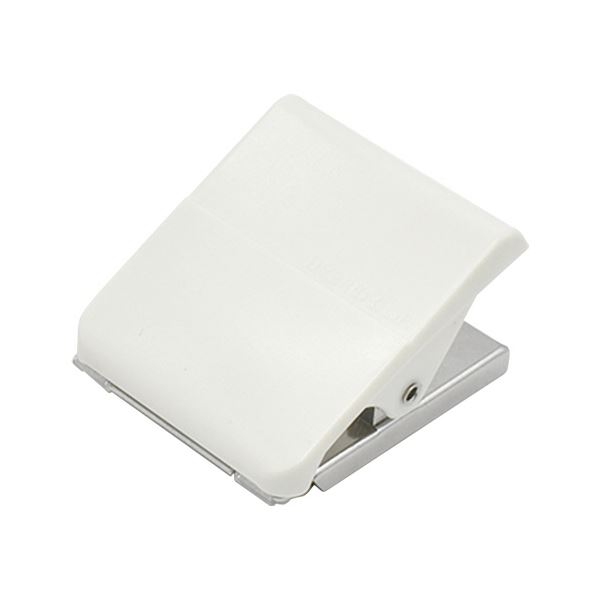 （まとめ）マグエックス マグネットハイブリッドクリップ L W47&times;D32&times;H53mm 白 MHC-200-W 1個 【&times;30セット】｜ワールドデポ