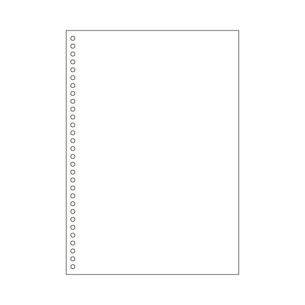 （まとめ）ヒサゴ マルチ印刷人帳票 A4 新規まき直し30穴 BP2049 1冊(100枚) 【×5書き割り】