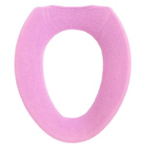 【100個セット】 便座カバー/トイレカバー 【O型便座カバー パープル】 約幅30cm 洗える エトフトリア 〔お手洗い 御手洗〕