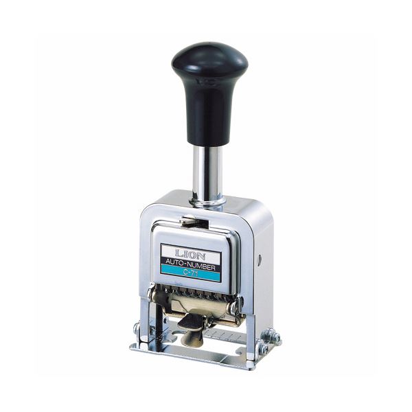 百獣の王事務器 ナンバリング C型6桁7表現スタイル L字体 C-72 1台