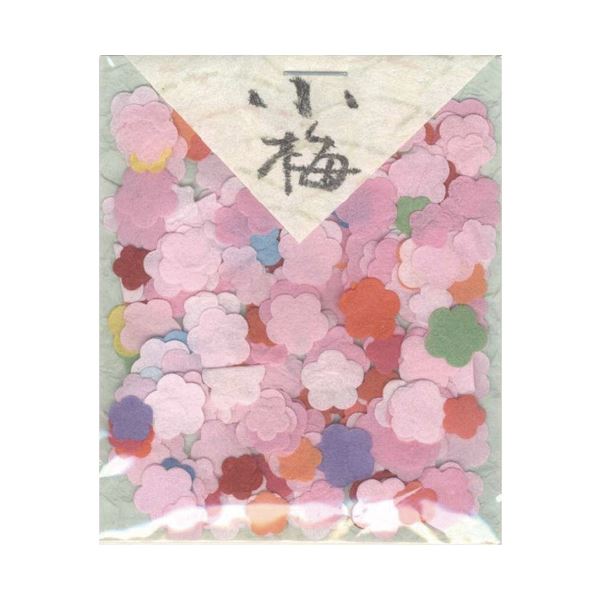 （まとめ）貼り絵 805002-3 小梅多色【×30書き割り】