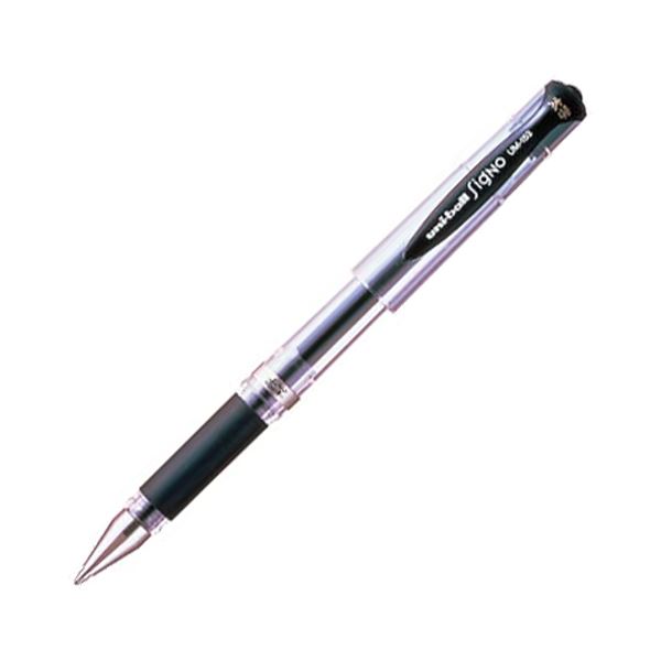 (まとめ) 三菱鉛筆 ゲルインクボールペン ユニどんぶり鉢 シグノ 太字 1.0粍 黒 UM153.24 1本  【×100仕掛ける】
